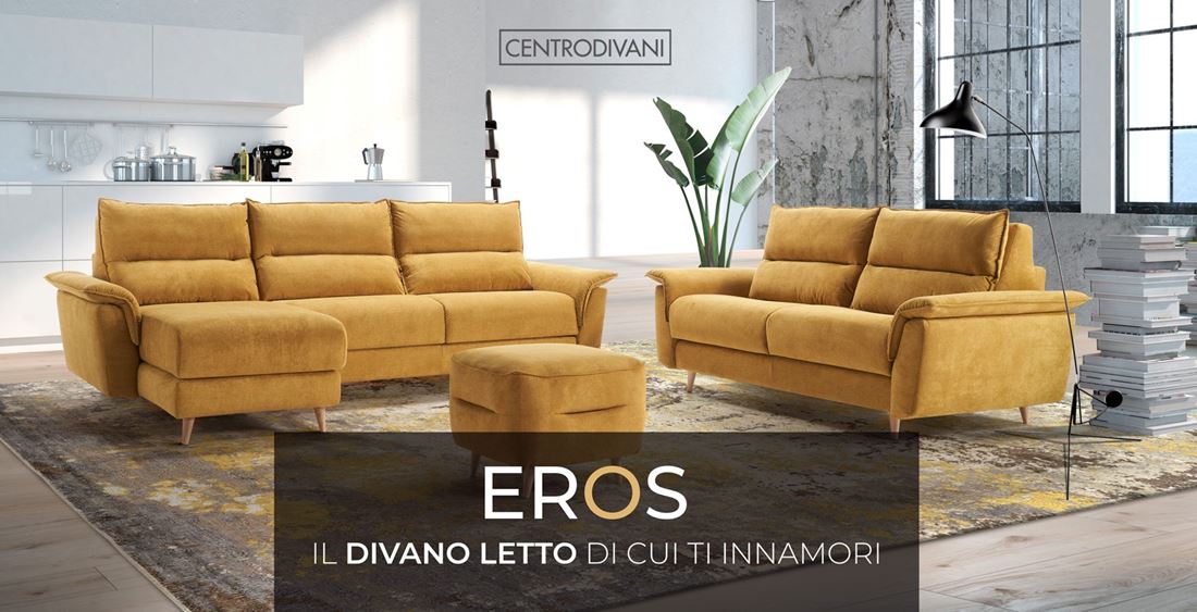 divano letto penisola eros