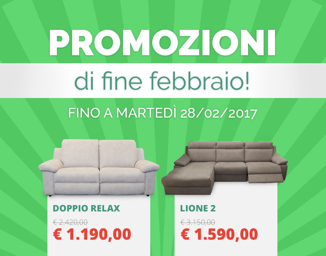 promozioni fine febbraio